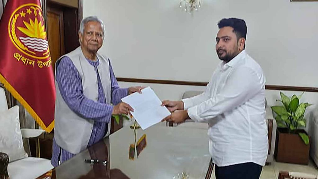 উপদেষ্টা নাহিদ ইসলামের পদত্যাগ